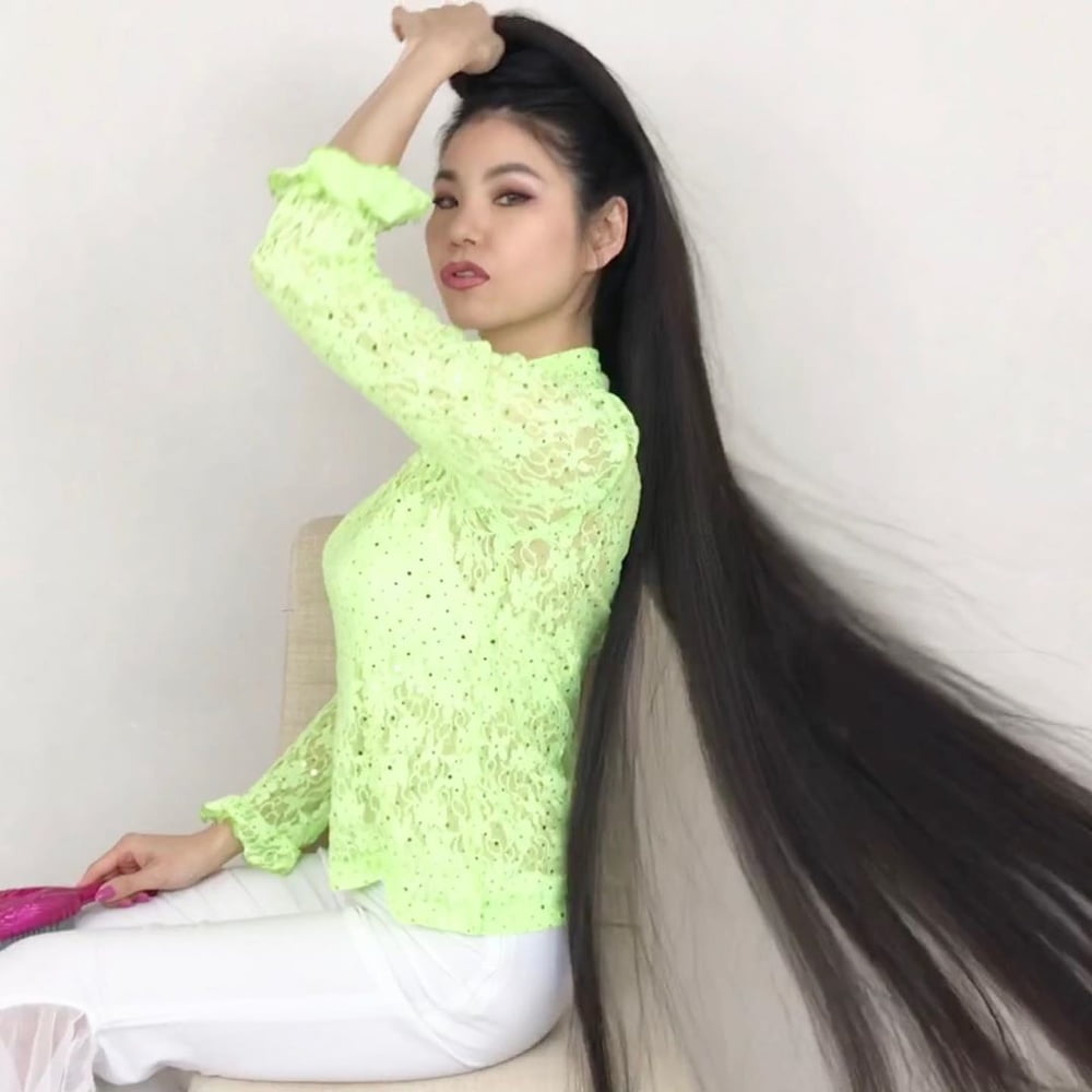 Asian Very Long Hair Girl #95593048