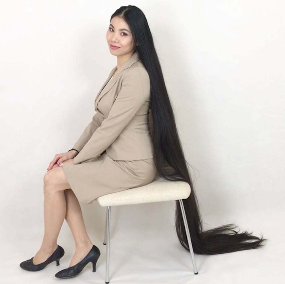 Asian Very Long Hair Girl #95593078
