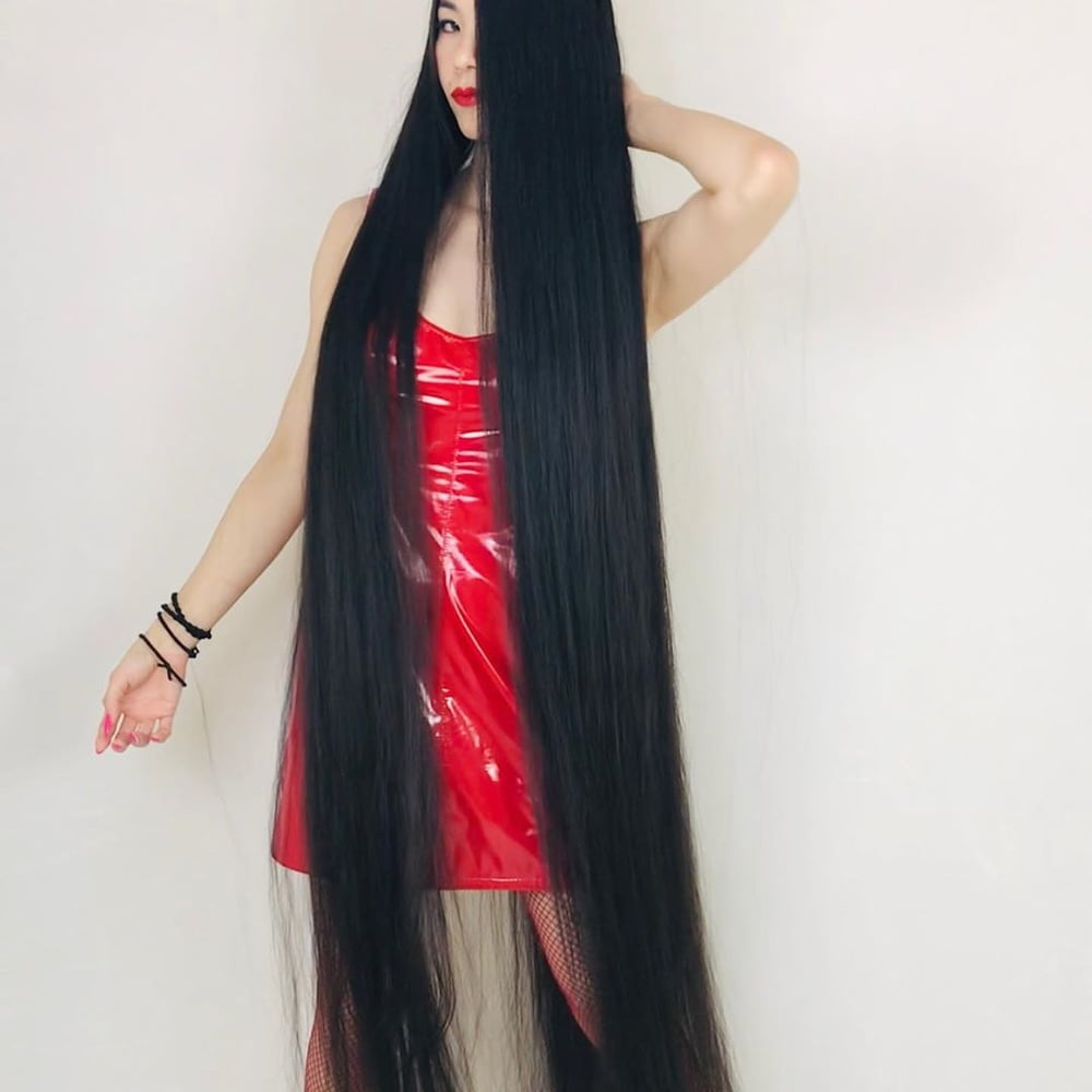 Asian Very Long Hair Girl #95593093