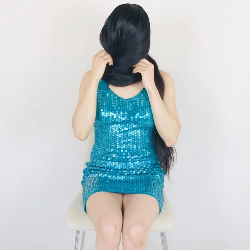 Asian Very Long Hair Girl #95593096