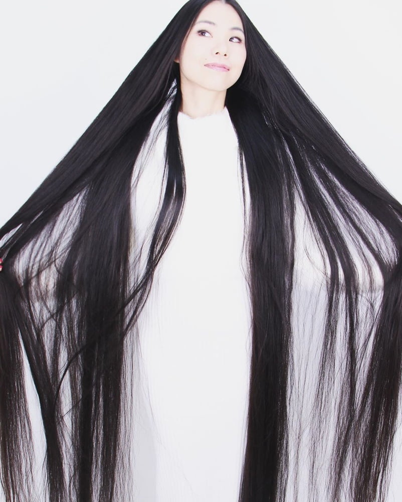 Asian Very Long Hair Girl #95593127