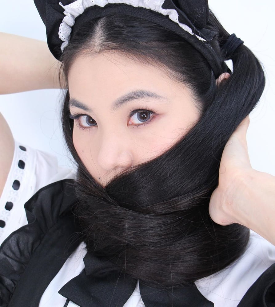 Asian Very Long Hair Girl #95593129