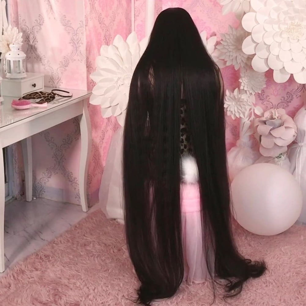 Asian Very Long Hair Girl #95593180