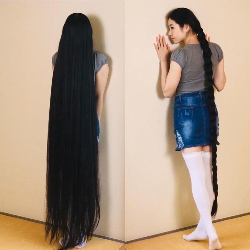 Asian Very Long Hair Girl #95593186