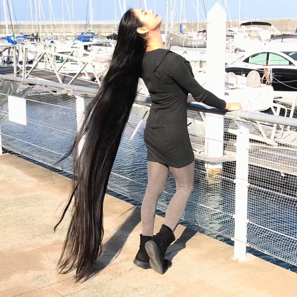 Asian Very Long Hair Girl #95593199