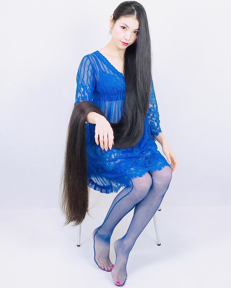 Asian Very Long Hair Girl #95593213