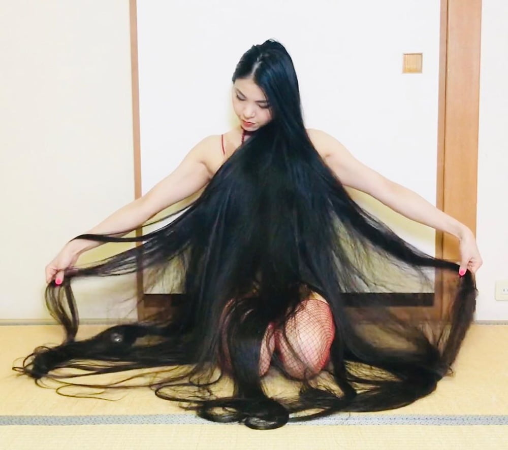 Asian Very Long Hair Girl #95593214