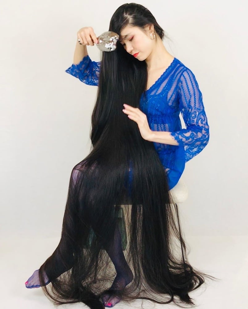 Asian Very Long Hair Girl #95593219