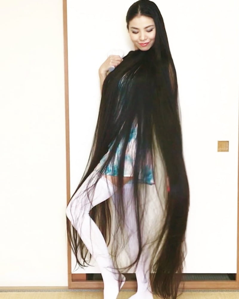 Asian Very Long Hair Girl #95593227