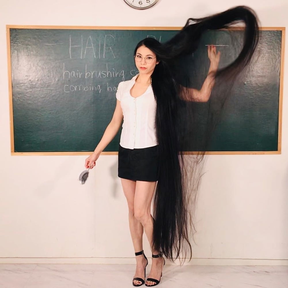 Asian Very Long Hair Girl #95593242