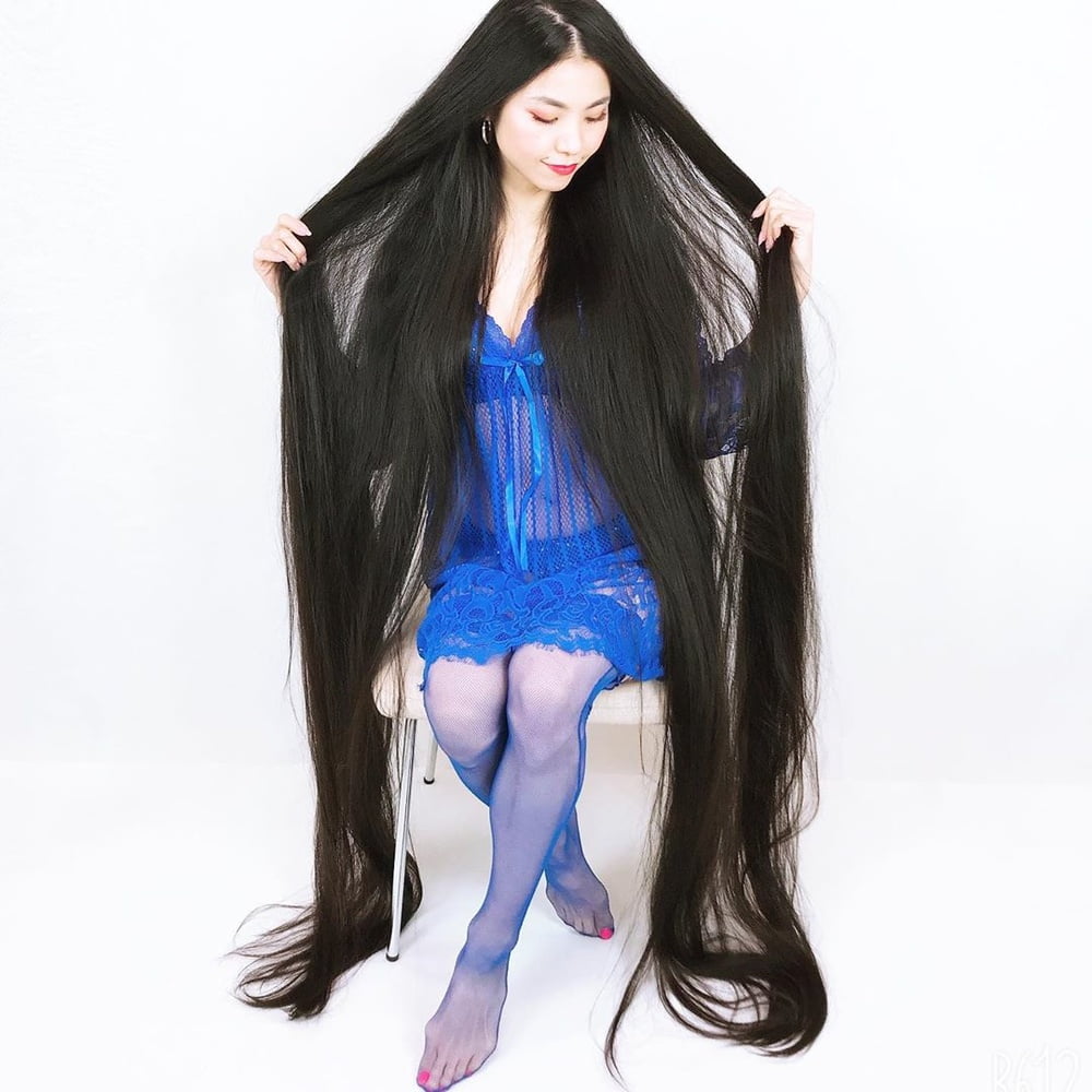 Asian Very Long Hair Girl #95593248