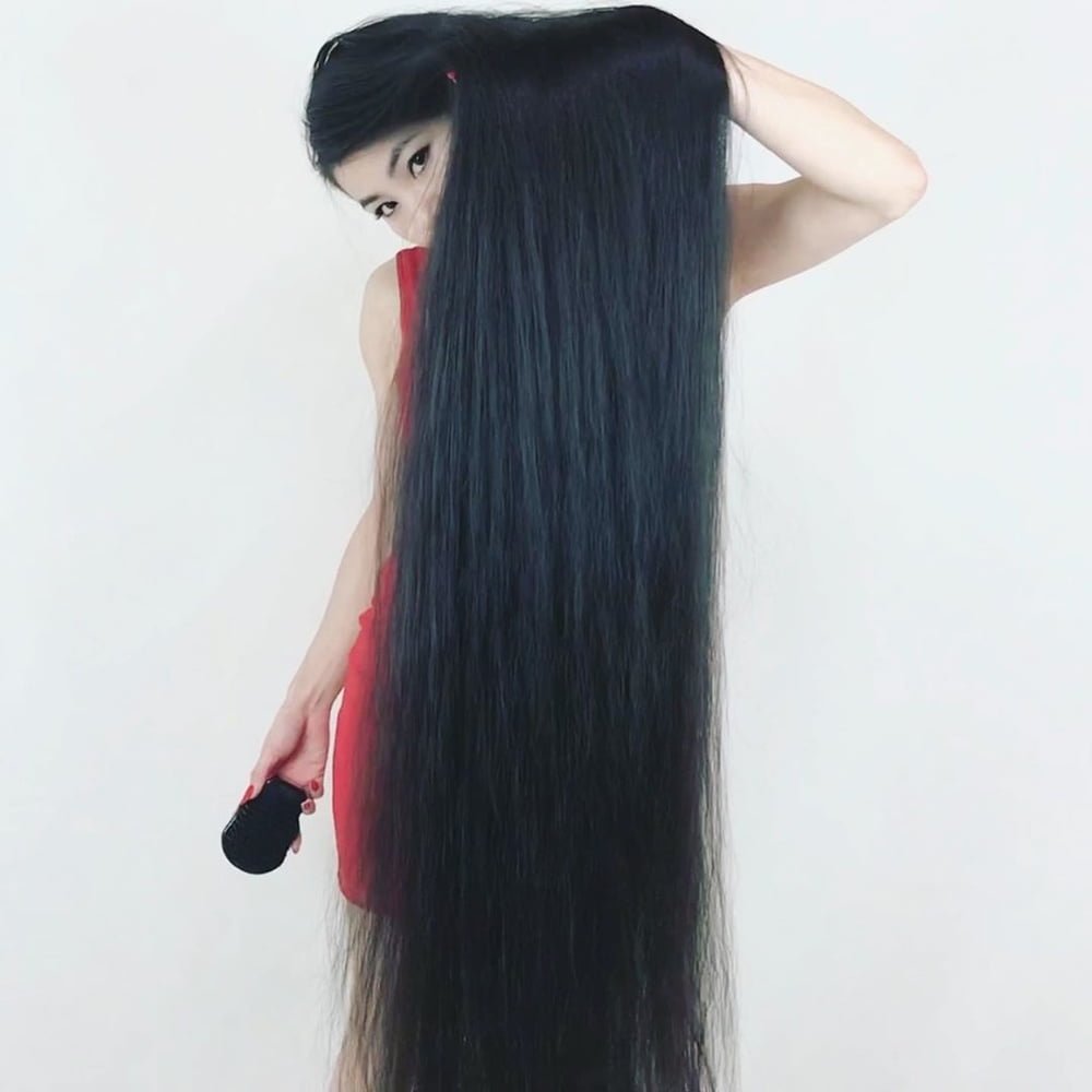 Asian Very Long Hair Girl #95593272