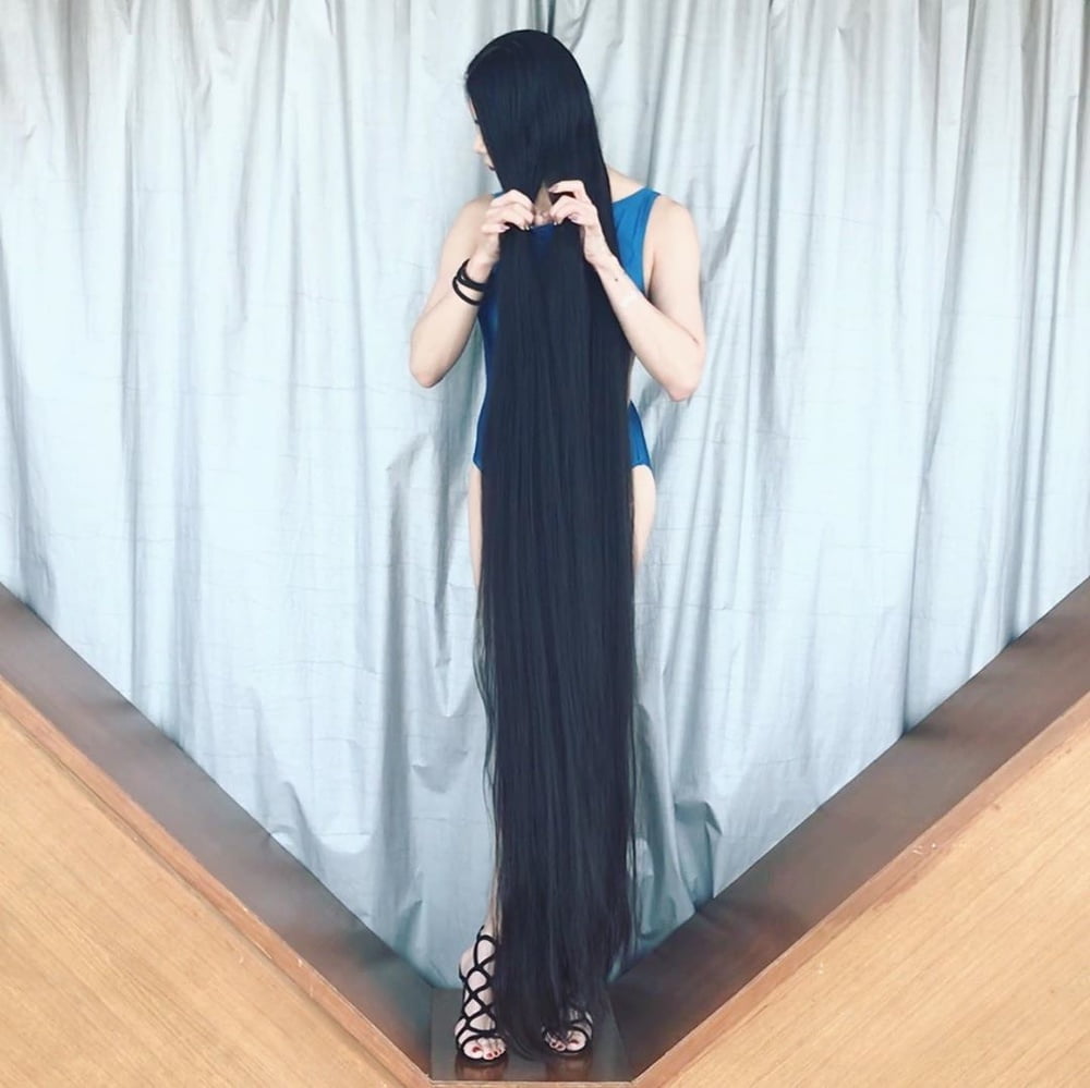 Asian Very Long Hair Girl #95593287