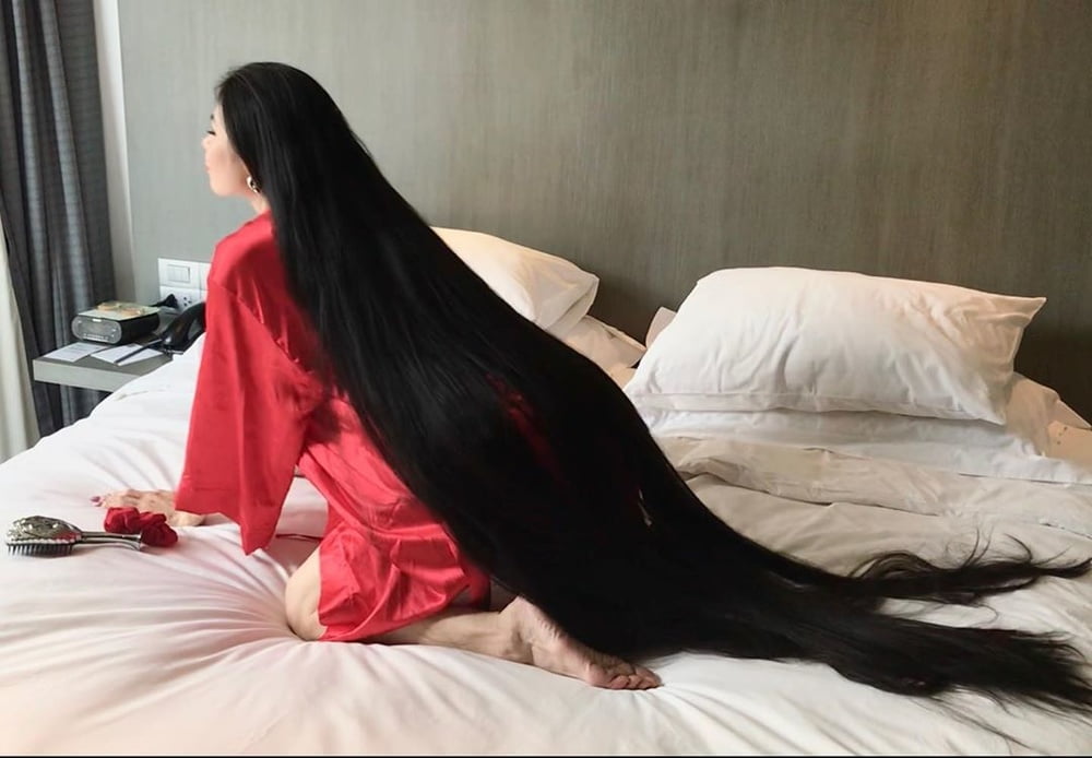 Asian Very Long Hair Girl #95593306