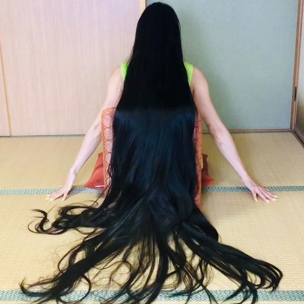 Asian Very Long Hair Girl #95593321