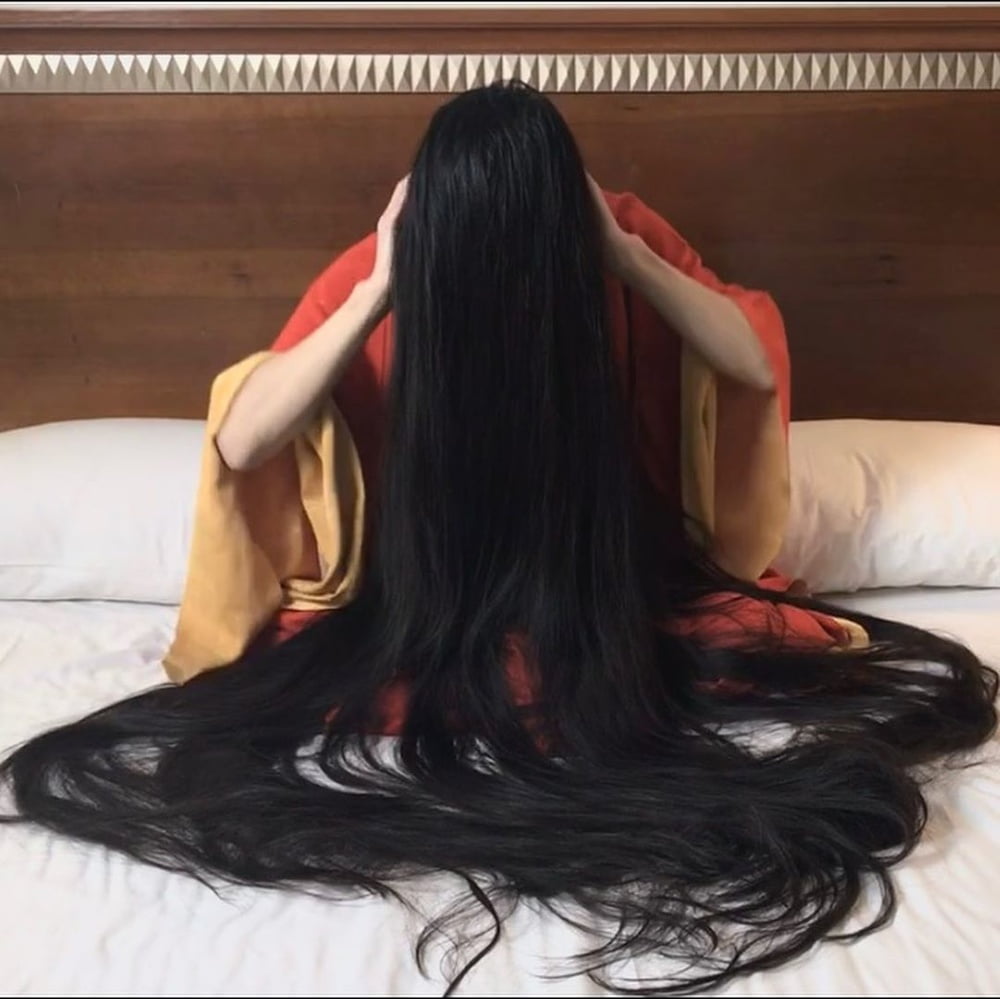 Asian Very Long Hair Girl #95593378