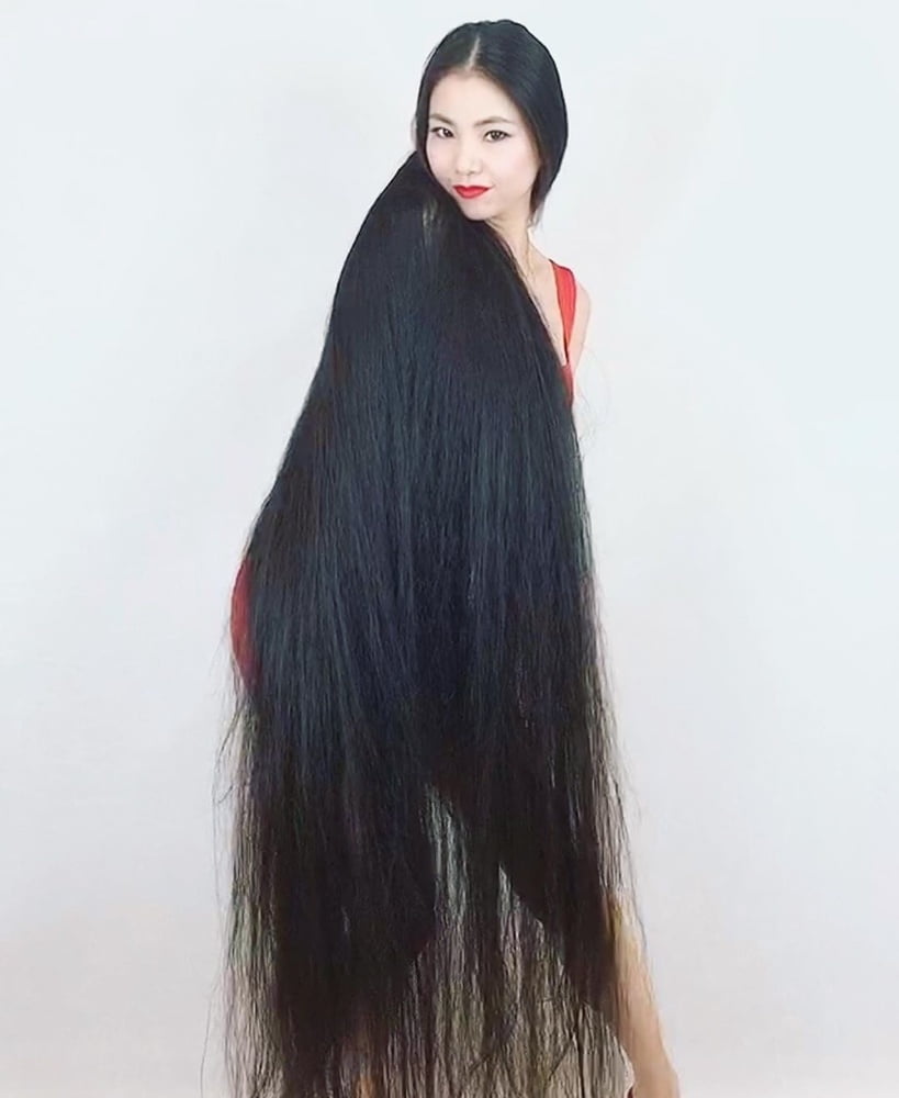 Asian Very Long Hair Girl #95593392