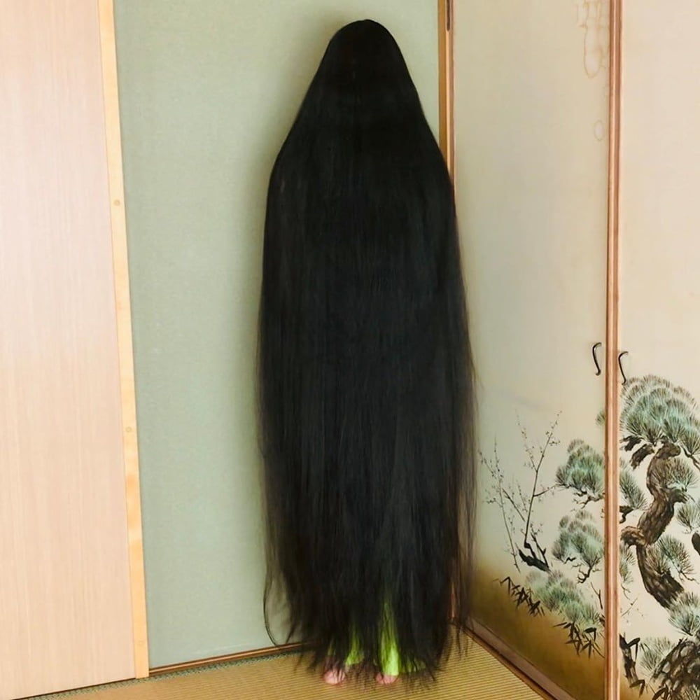 Asian Very Long Hair Girl #95593415