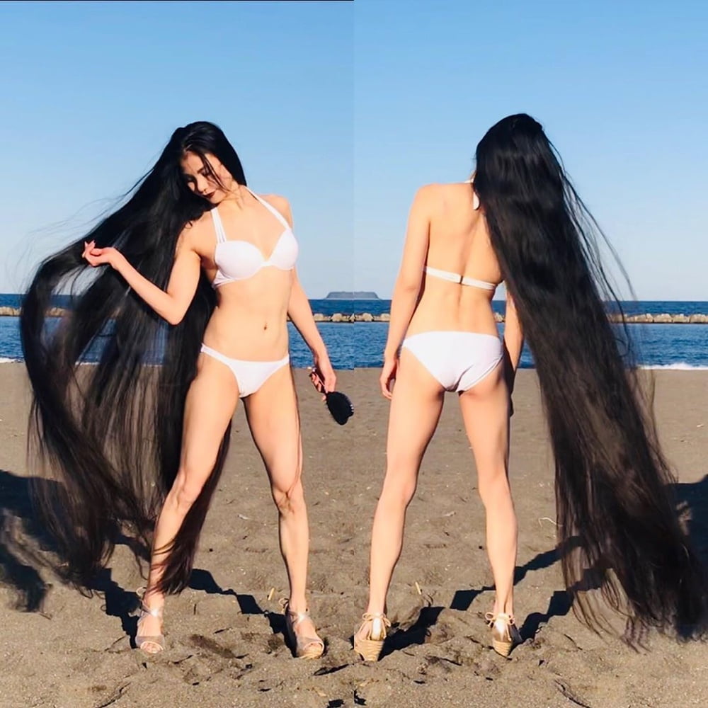 Asian Very Long Hair Girl #95593477