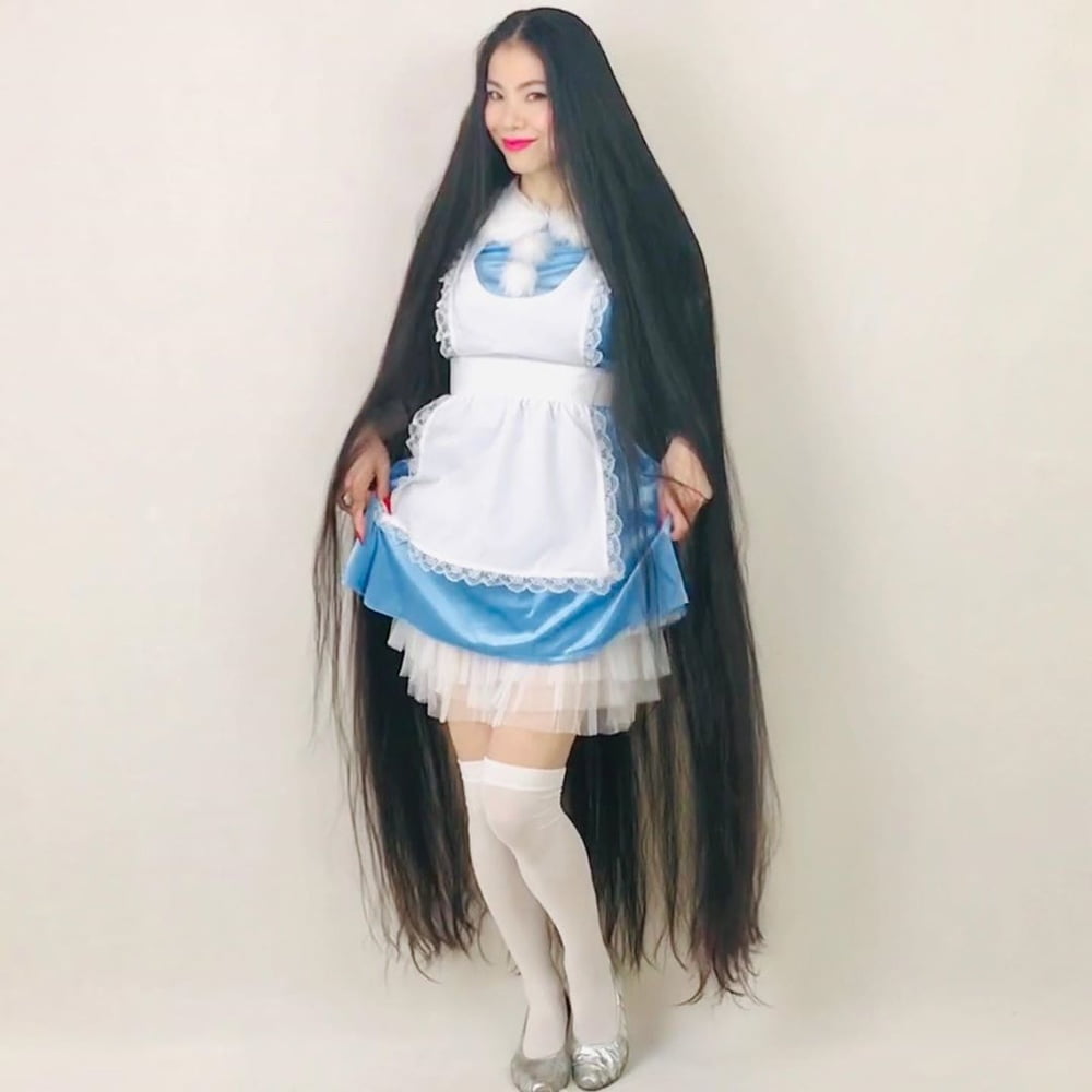 Asian Very Long Hair Girl #95593492