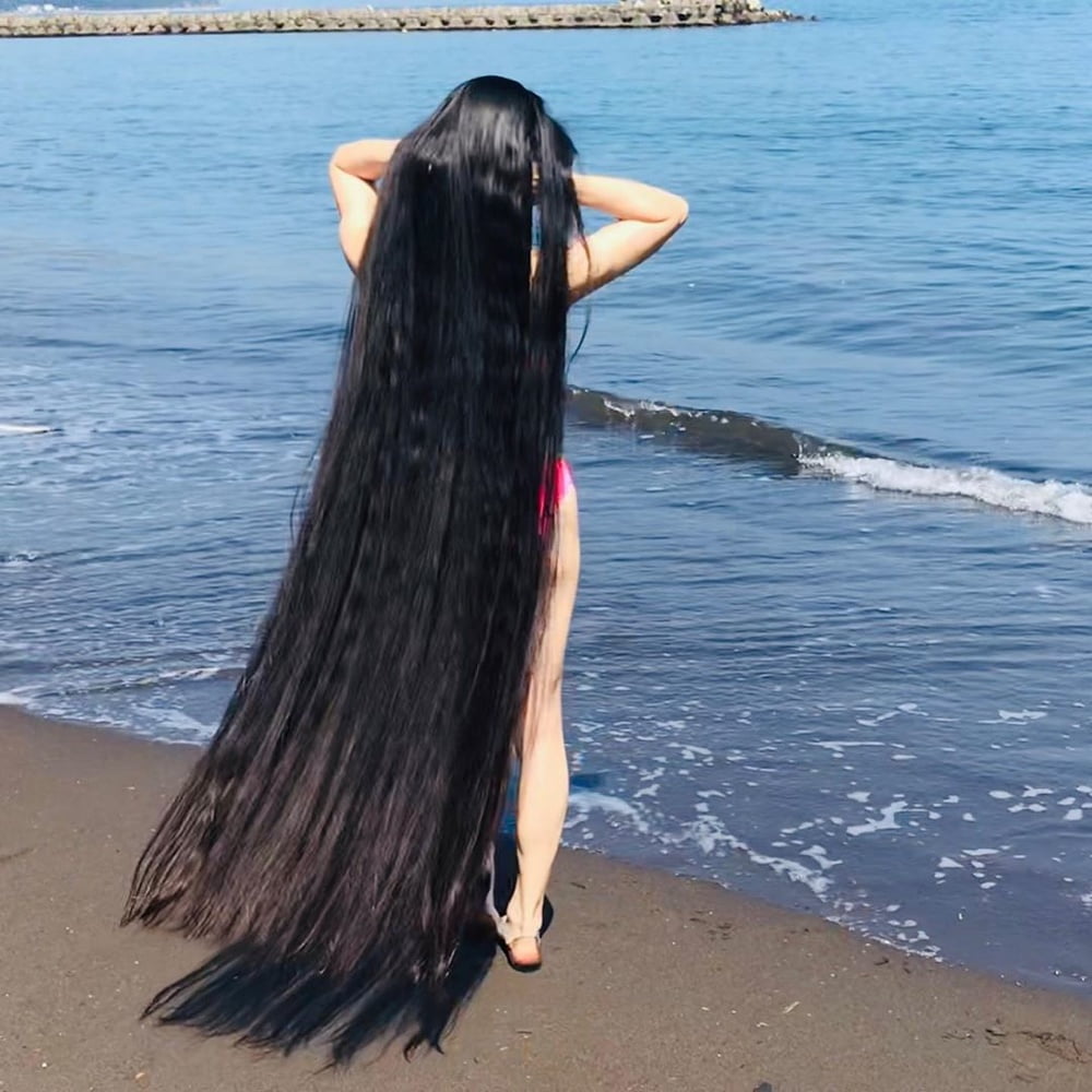 Asian Very Long Hair Girl #95593548