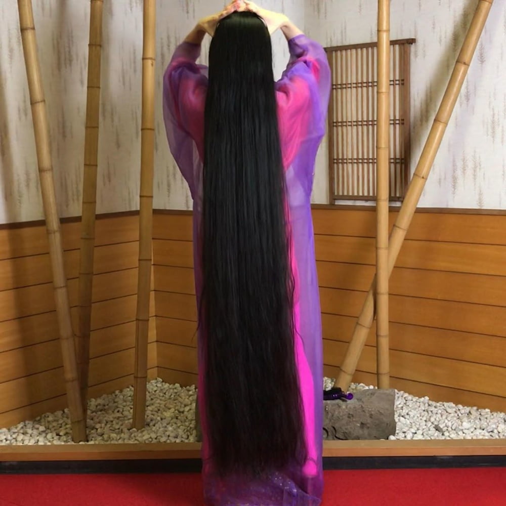 Asian Very Long Hair Girl #95593566