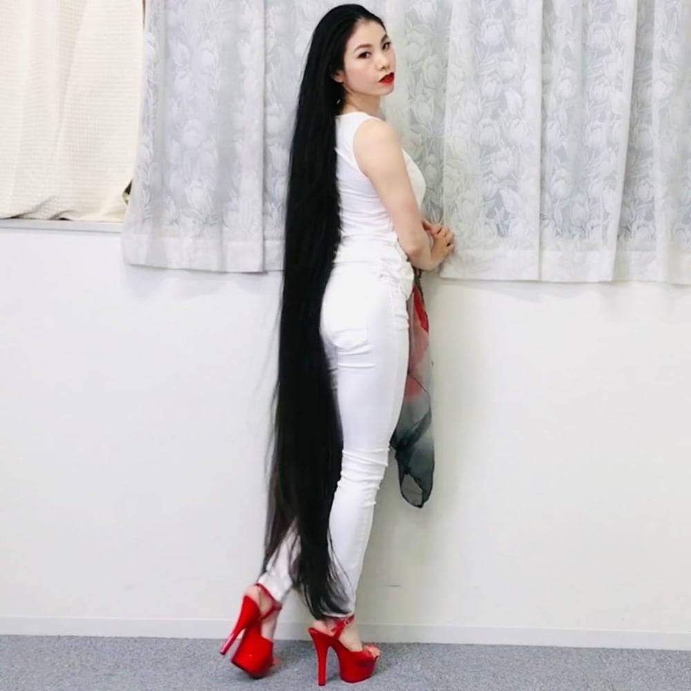 Asian Very Long Hair Girl #95593572