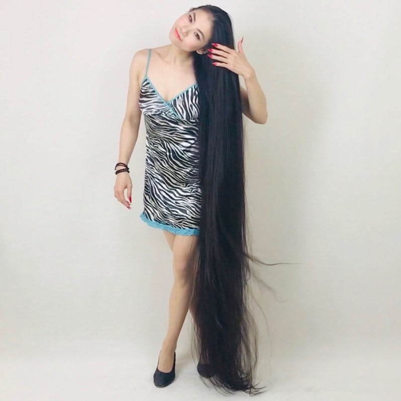 Asian Very Long Hair Girl #95593606