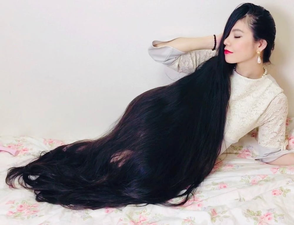 Asian Very Long Hair Girl #95593631