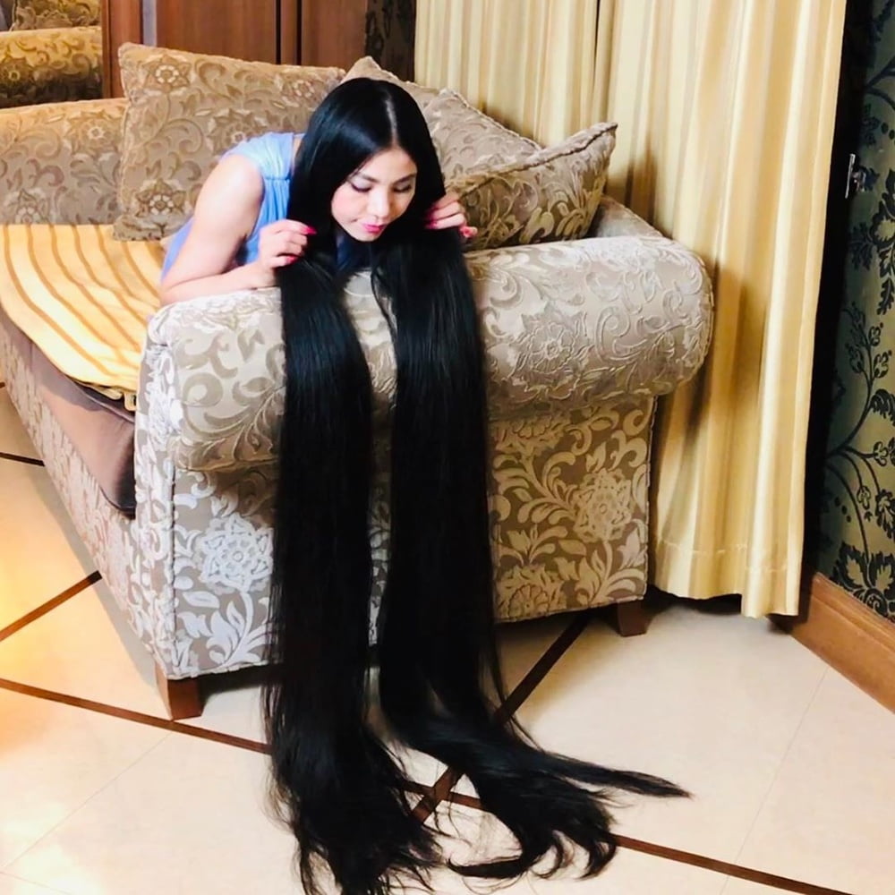 Asian Very Long Hair Girl #95593635