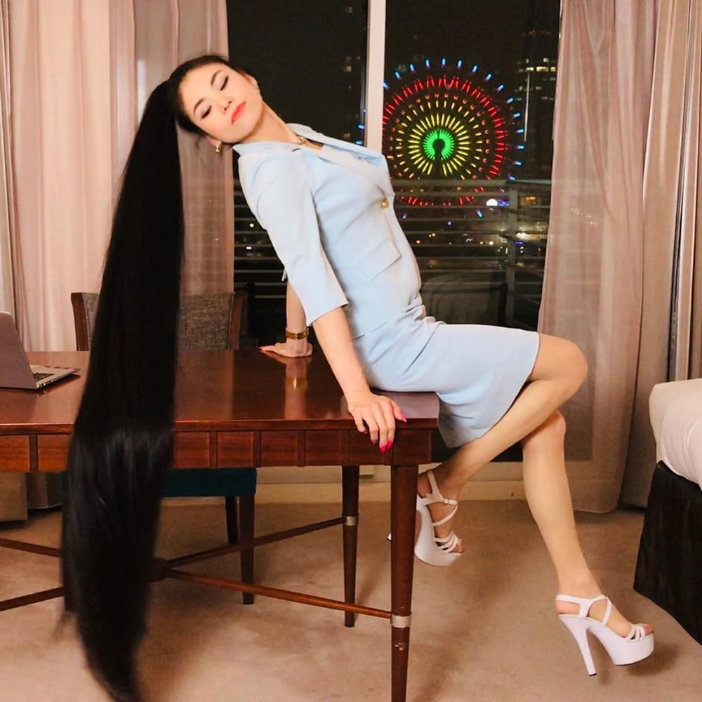 Asian Very Long Hair Girl #95593641