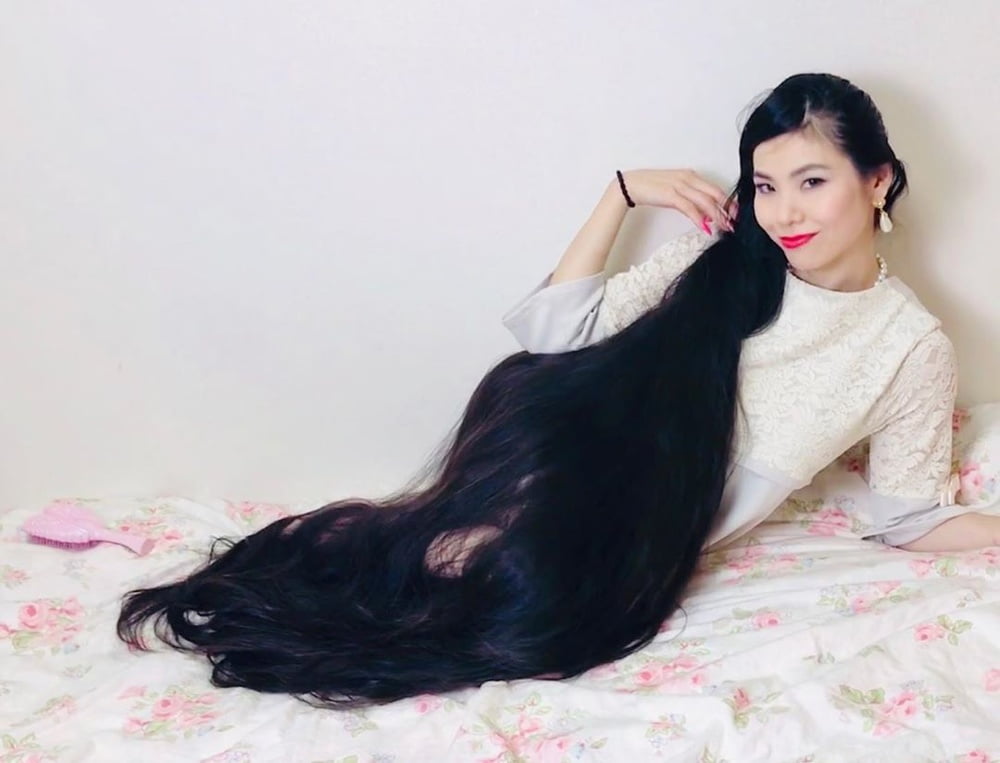Asian Very Long Hair Girl #95593647