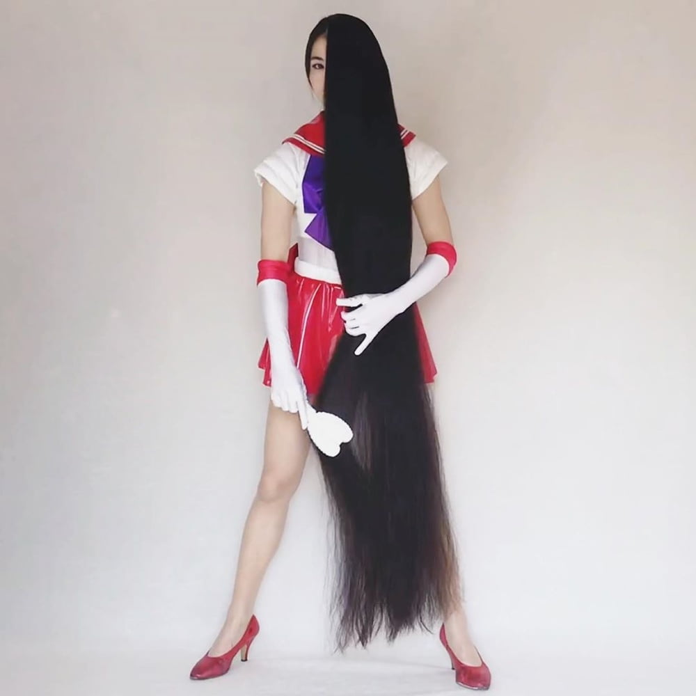 Asian Very Long Hair Girl #95593666