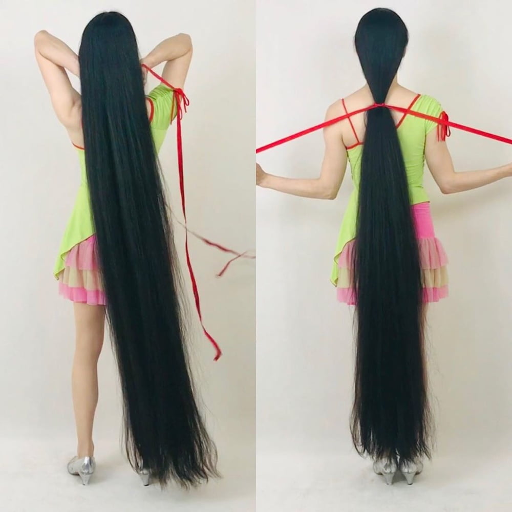 Asian Very Long Hair Girl #95593681