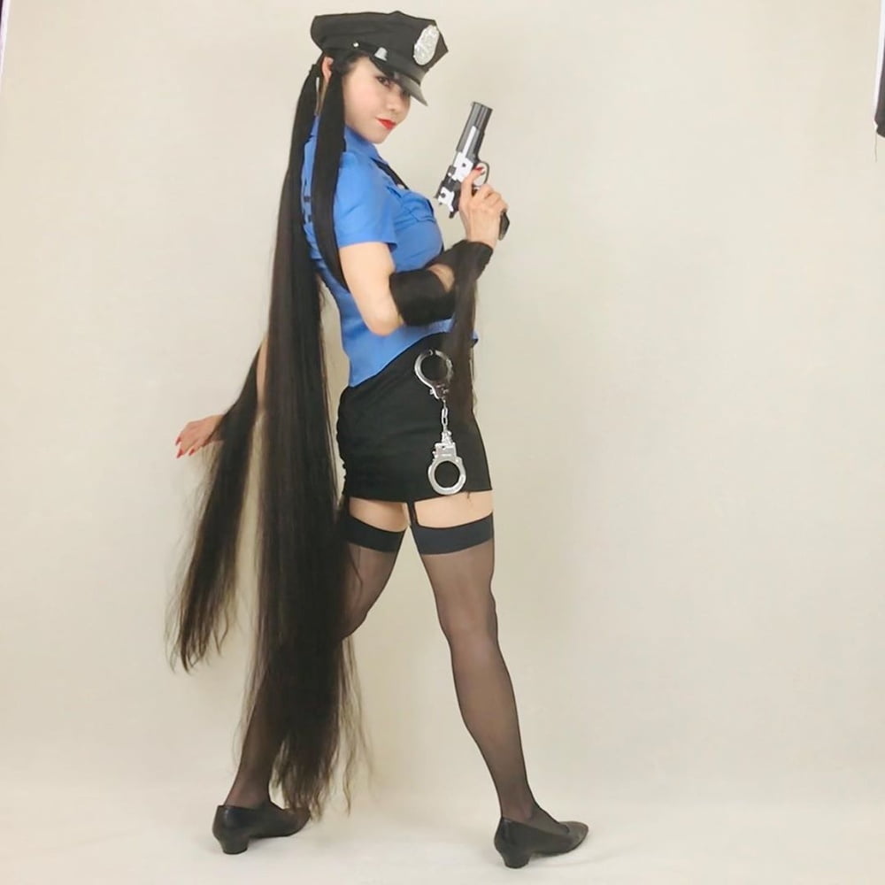 Asian Very Long Hair Girl #95593687