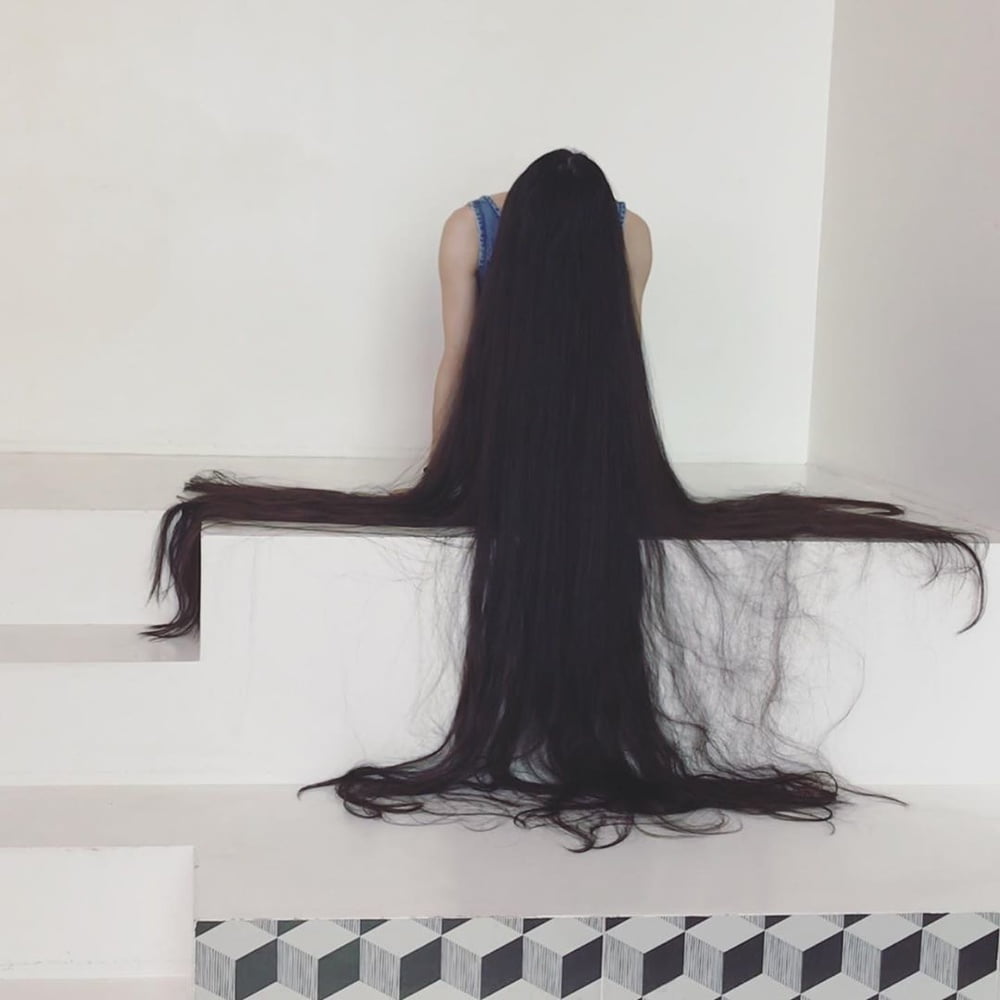 Asian Very Long Hair Girl #95593708