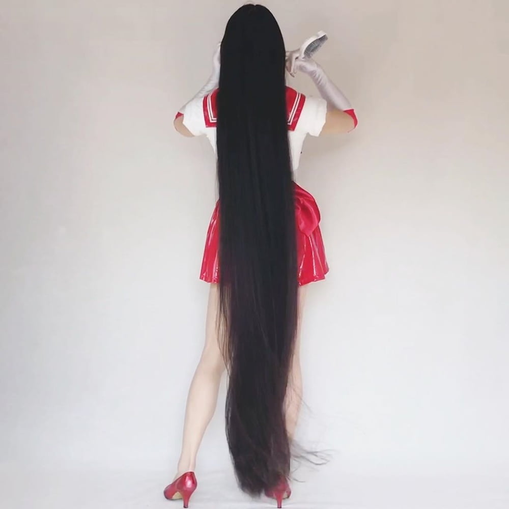 Asian Very Long Hair Girl #95593726