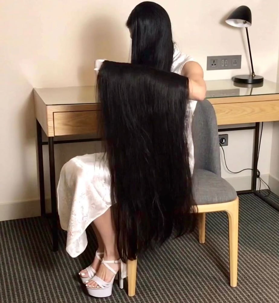 Asian Very Long Hair Girl #95593741