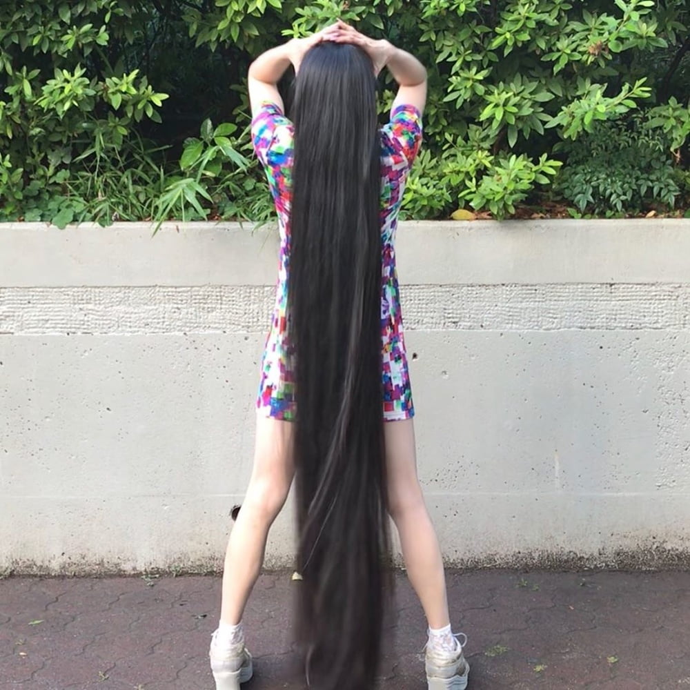 Asian Very Long Hair Girl #95593750