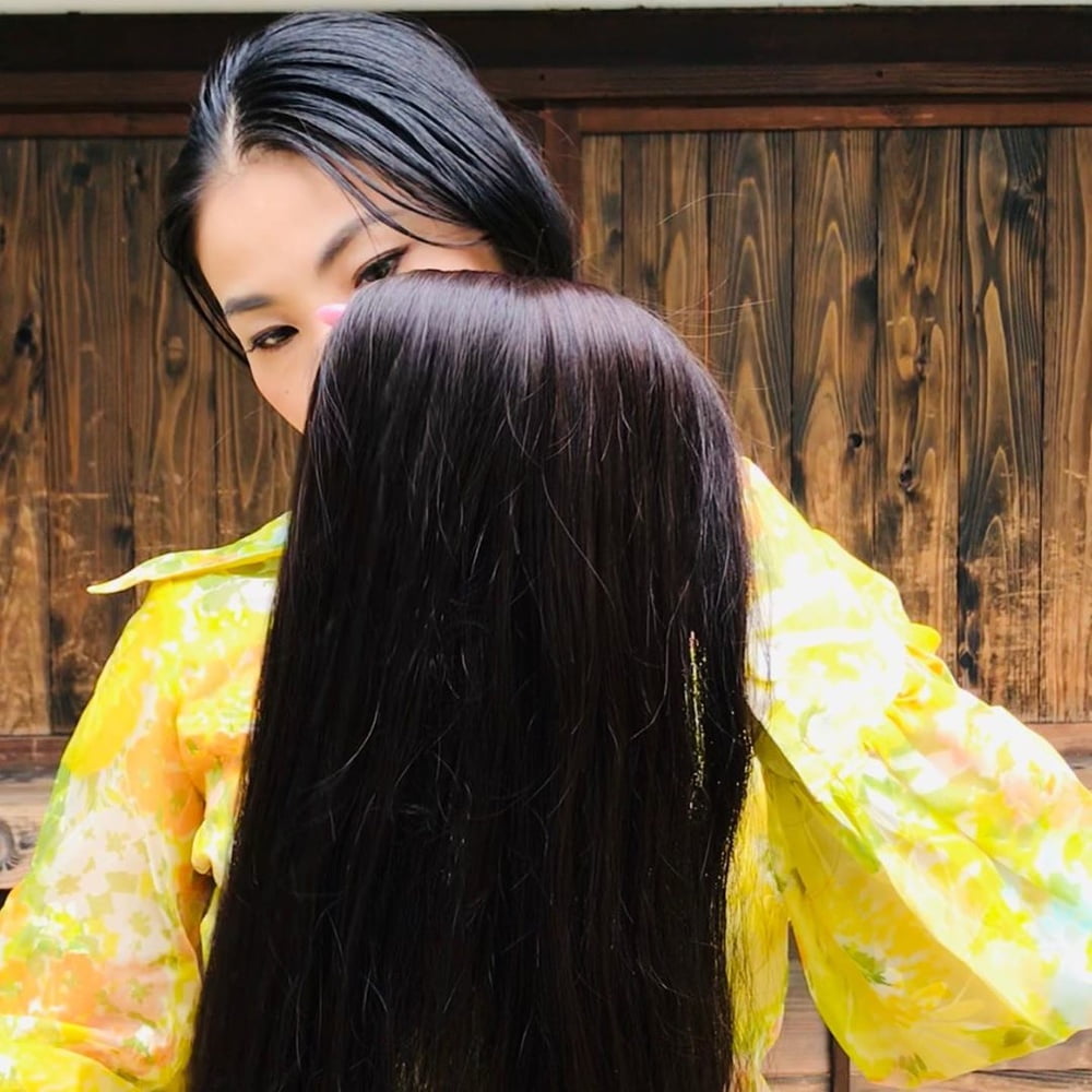 Asian Very Long Hair Girl #95593753