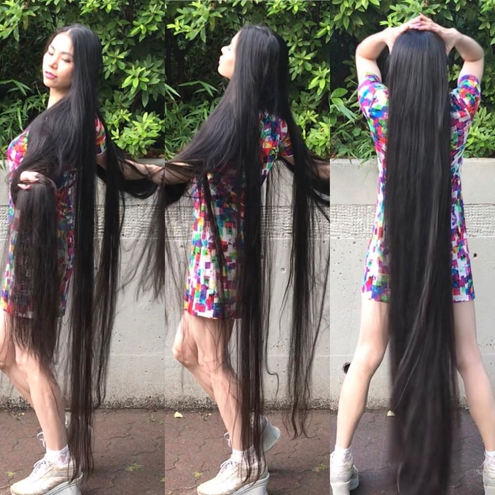 Asian Very Long Hair Girl #95593759