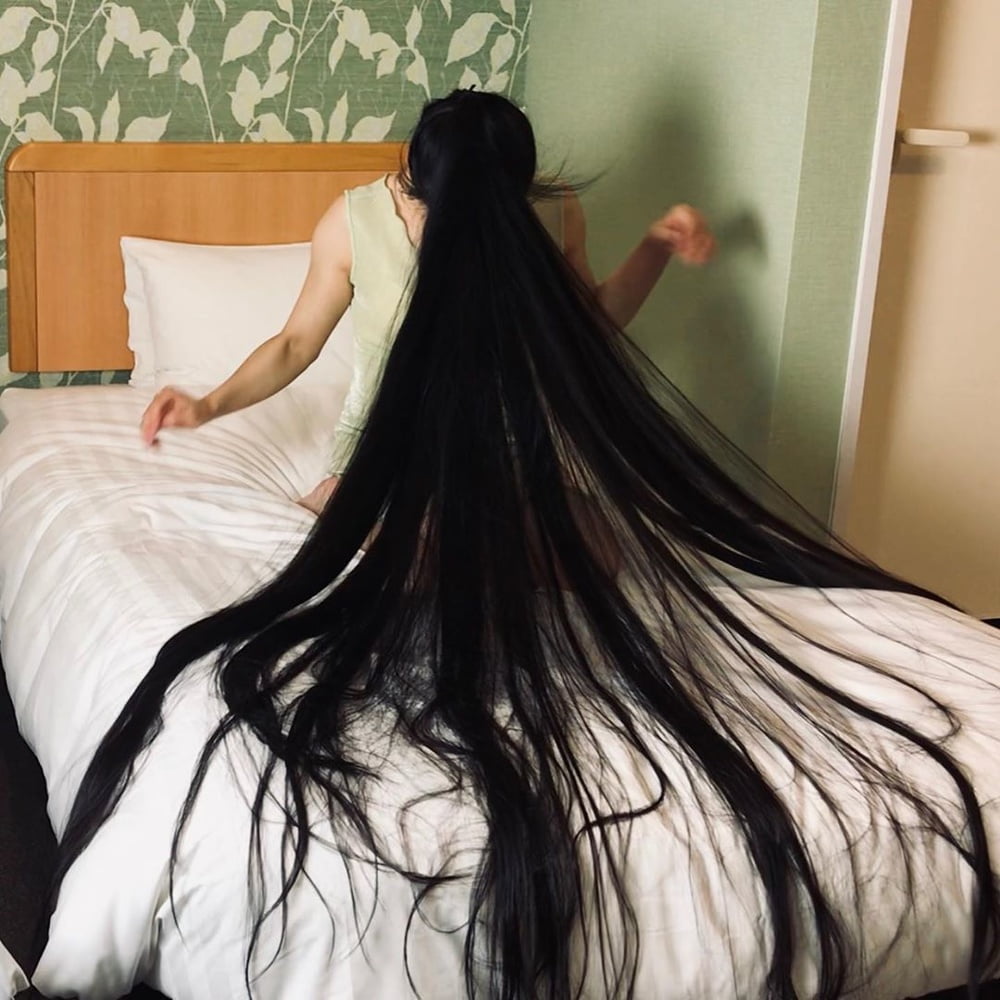 Asian Very Long Hair Girl #95593791