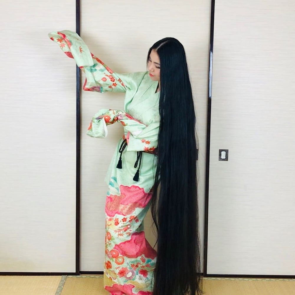 Asian Very Long Hair Girl #95593815