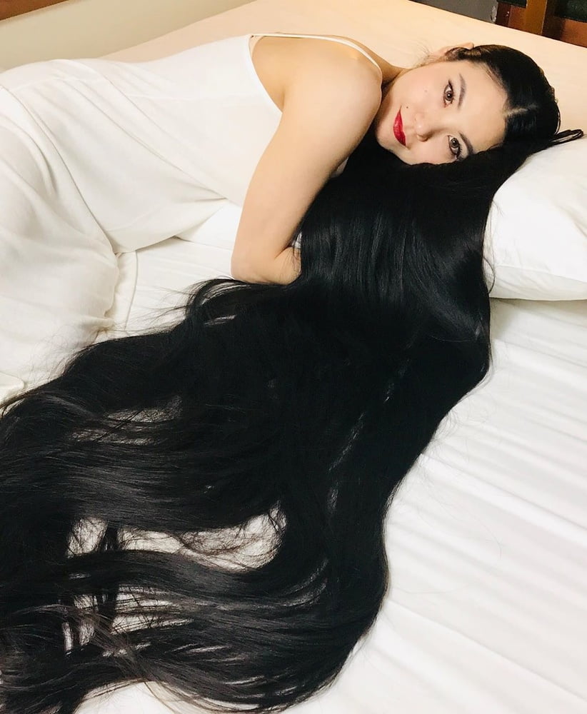 Asian Very Long Hair Girl #95593834
