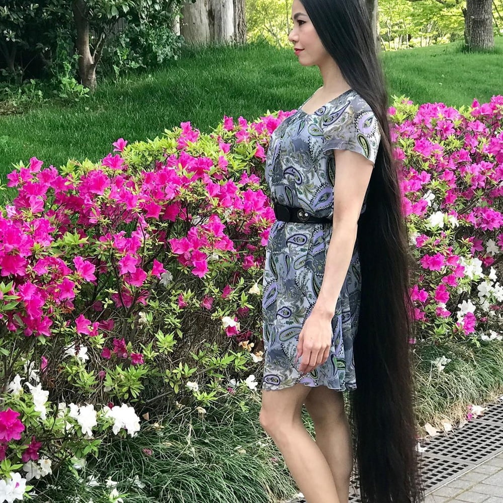 Asian Very Long Hair Girl #95593859