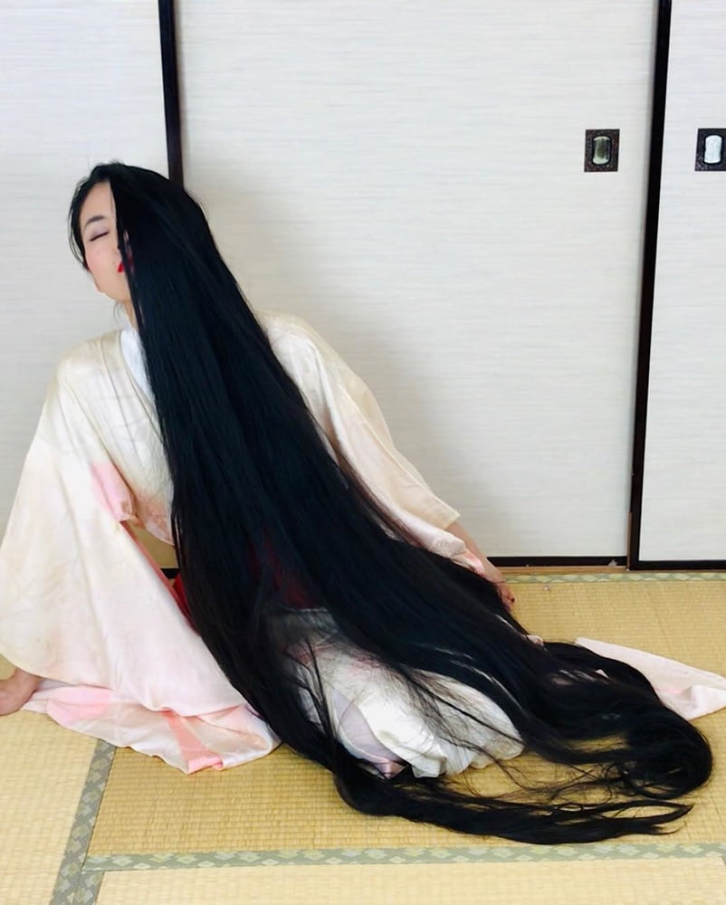 Asian Very Long Hair Girl #95593891