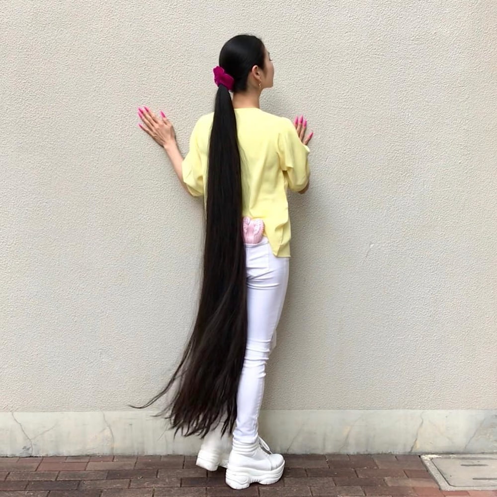 Asian Very Long Hair Girl #95593906