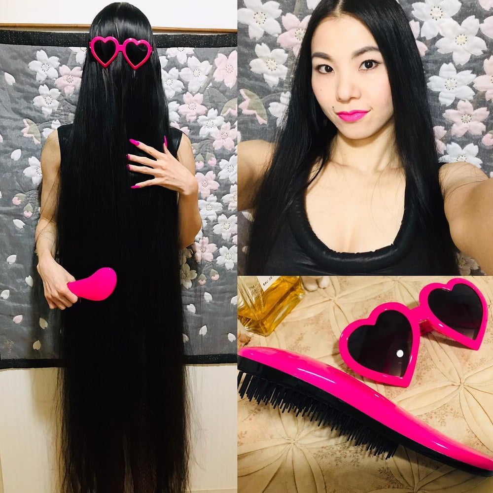 Asian Very Long Hair Girl #95593917