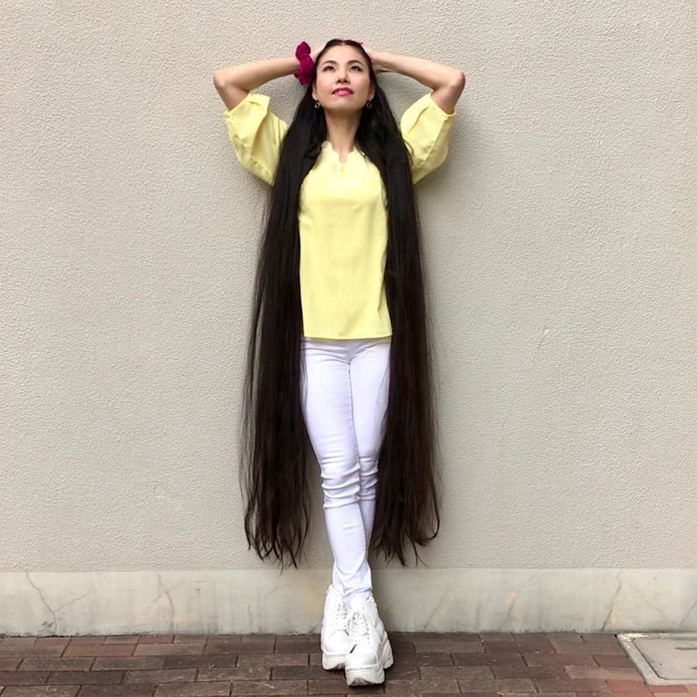 Asian Very Long Hair Girl #95593919