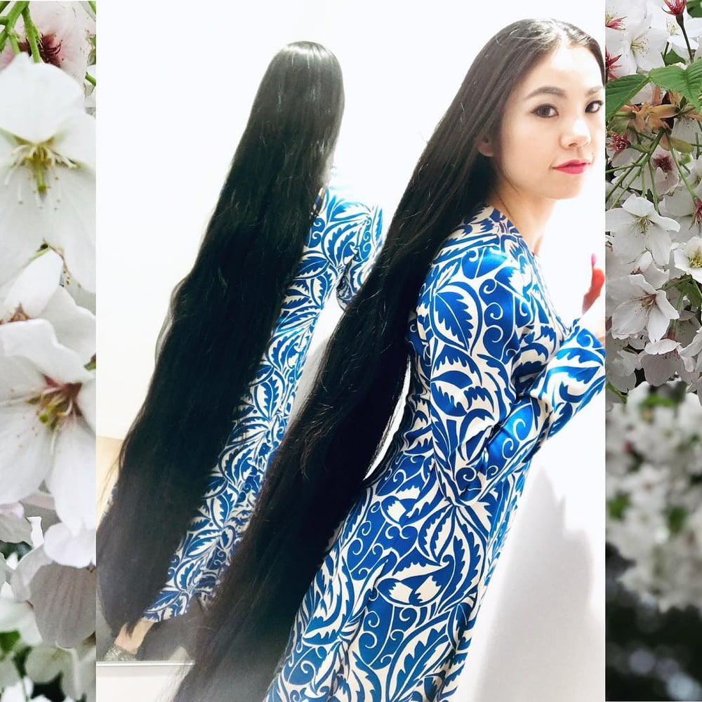 Asian Very Long Hair Girl #95593925